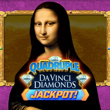 Quadruple Da Vinci Diamonds JACKPOT game tile